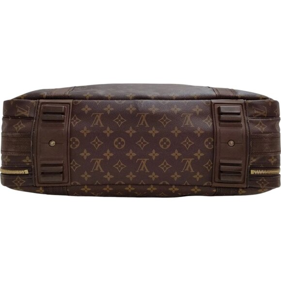 (S6) Authentic Louis Vuitton Travel Bag Satellite 53 Brown Monogram Luxury Vinta - Picture 4 of 9